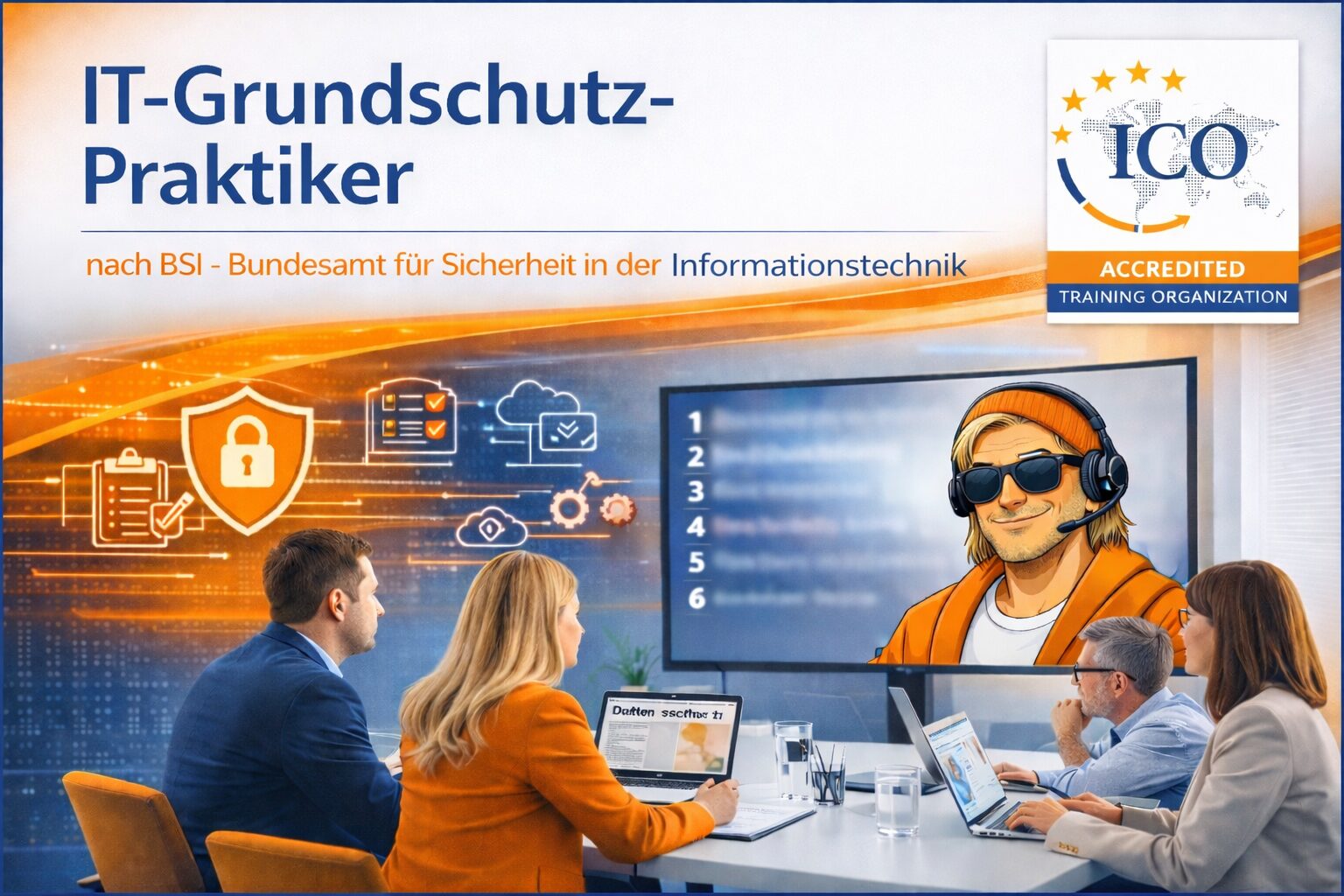 BSI IT-Grundschutz Praktiker (optional mit ICO-CERT Personenzertifikat)